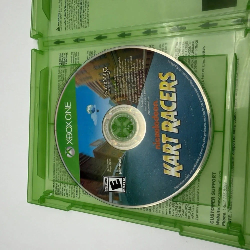 Nickelodeon Kart Racers Xbox One SpongeBob TMNT Racing Game